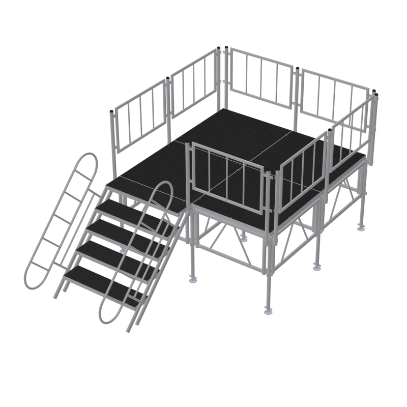 Aluminum Stage Platform with A - Gymnastics Beam Floor recension och pris