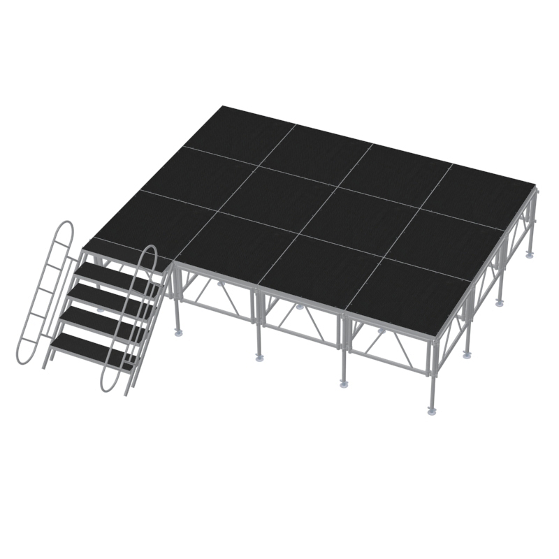 Aluminum Stage Platform with A - Gymnastics Beam Floor recension och pris
