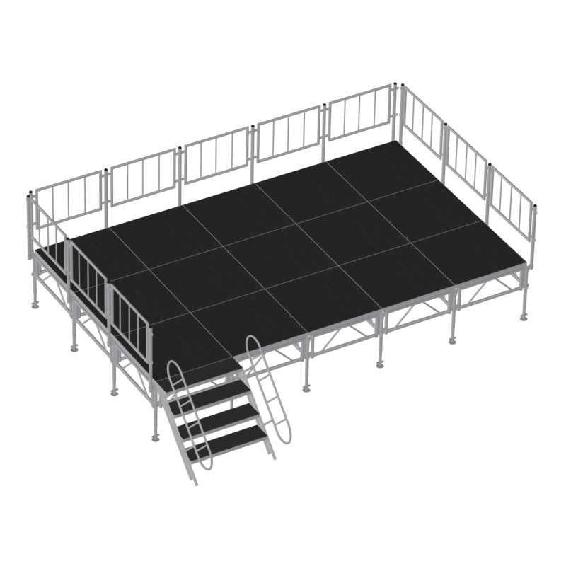 Aluminum Stage Platform with A - Gymnastics Beam Floor recension och pris