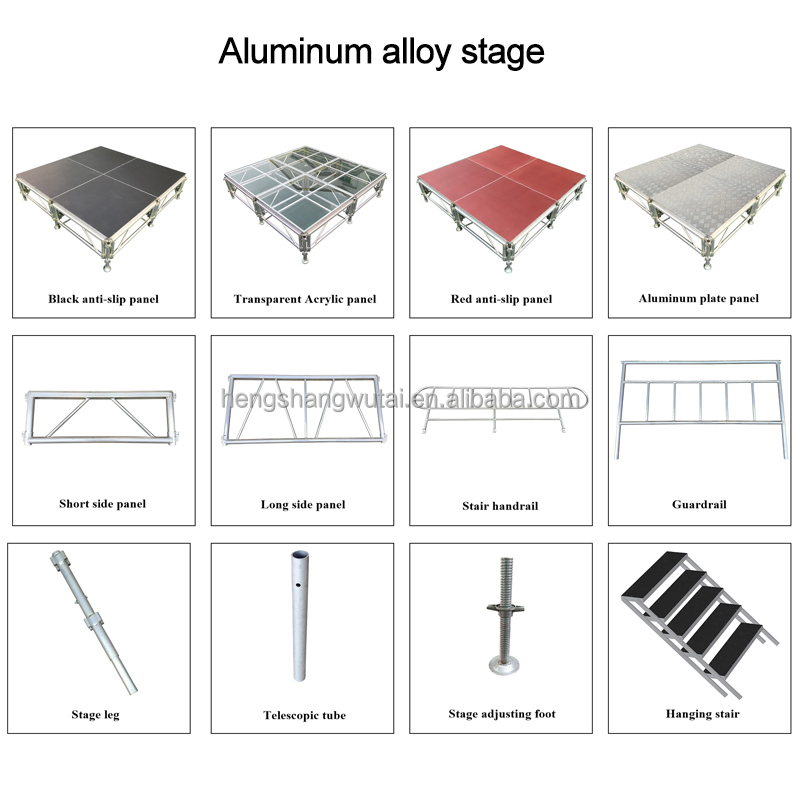 Aluminum Stage Platform with A - Gymnastics Beam Floor recension och pris