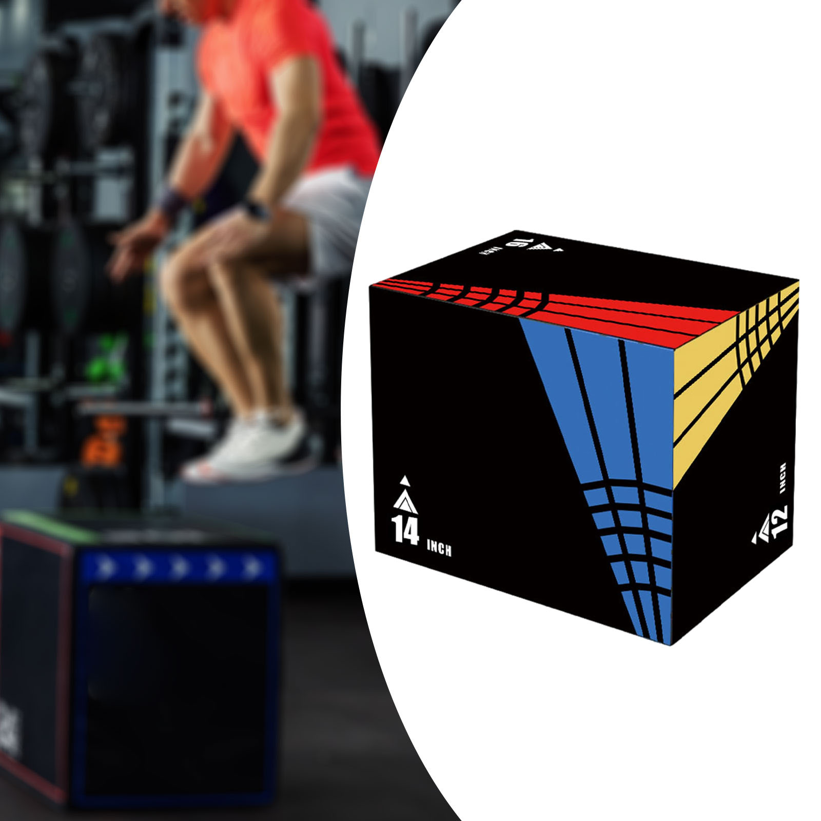3-in-1Jump Box Plyometric Box  - Sports Equipment Online recension och pris
