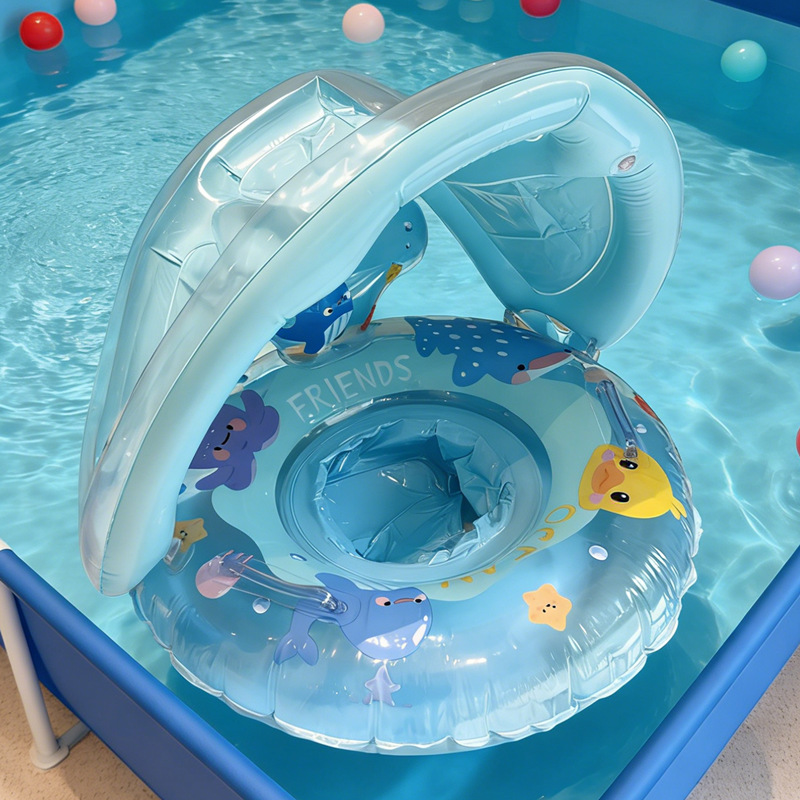 1Pcs Sunshade Swim Ring Inflat - Pull Buoy Swimming recension och pris