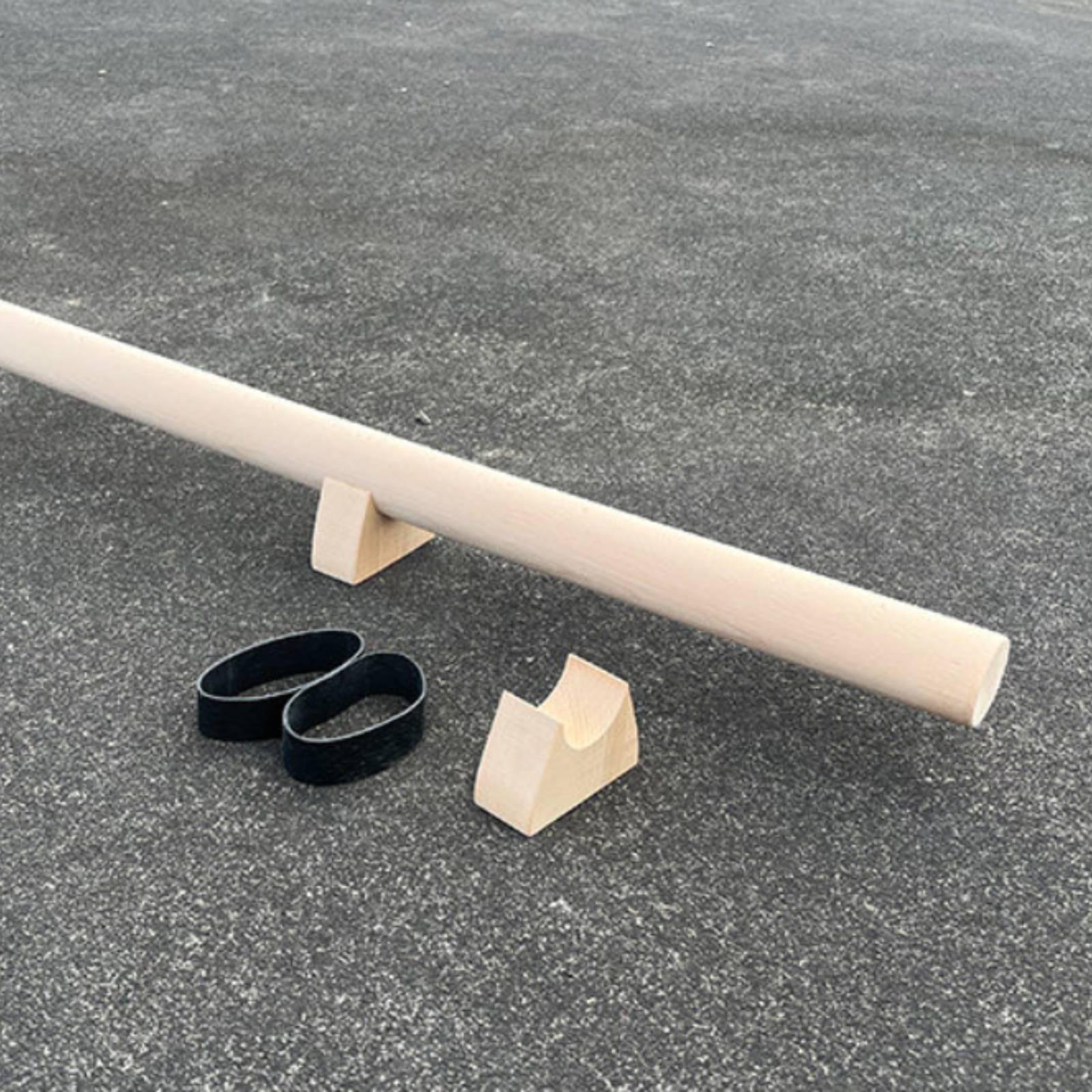 Wooden Balance Beam Cylindrica - Gymnastics Beam Floor recension och pris