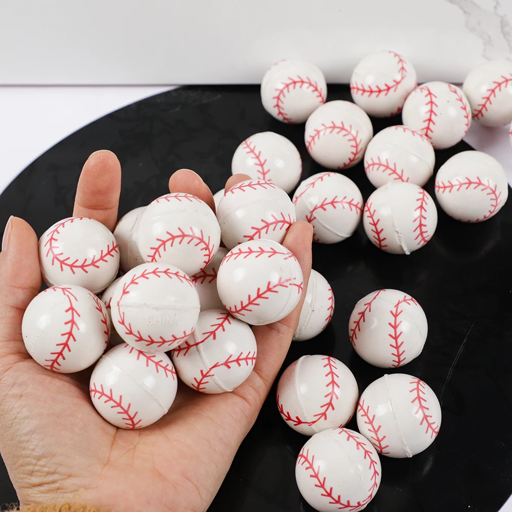 10Pcs 29mm Baseball Bouncy Bal - Sports Equipment For Schools recension och pris